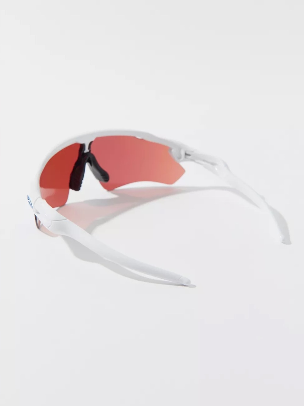 Oakley Radar EV Path Sunglasses Polished White Frame mirrored shield lens - Picture 3 of 5